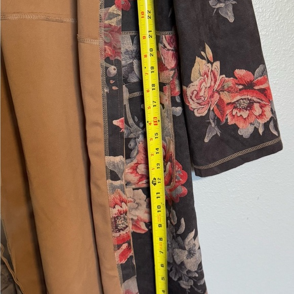 SOLITAIRE Anthropology Faux Suede Lightweight open cardigan M - Picture 4 of 10